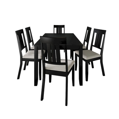 Ensemble de salle à manger classique en bois 7 pièces CraftPorch