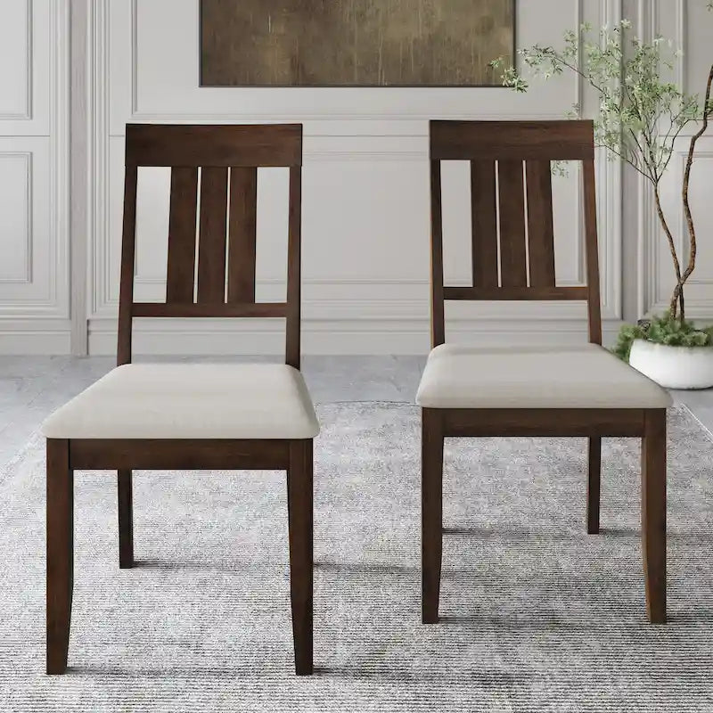 Ensemble de salle à manger classique en bois 7 pièces CraftPorch