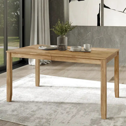 Ensemble de salle à manger classique en bois 7 pièces CraftPorch