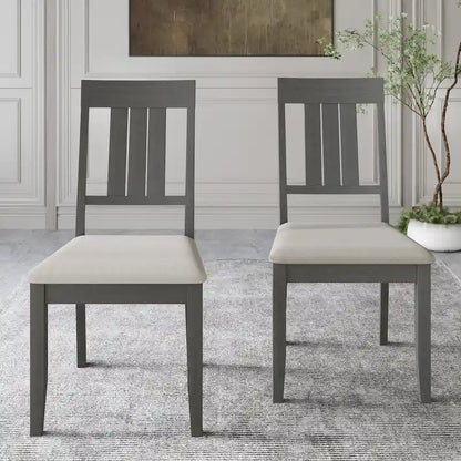 Ensemble de salle à manger classique en bois 7 pièces CraftPorch