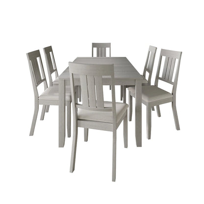 Ensemble de salle à manger classique en bois 7 pièces CraftPorch
