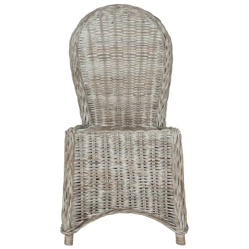 Chaises de salle à manger SAFAVIEH Manolica blanchies (lot de 2) - 19,5 x 26 x 40,5 cm - 20 cm (L) x 26 cm (P) x 41 cm (H)