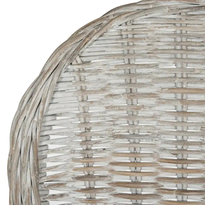Chaises de salle à manger SAFAVIEH Manolica blanchies (lot de 2) - 19,5 x 26 x 40,5 cm - 20 cm (L) x 26 cm (P) x 41 cm (H)