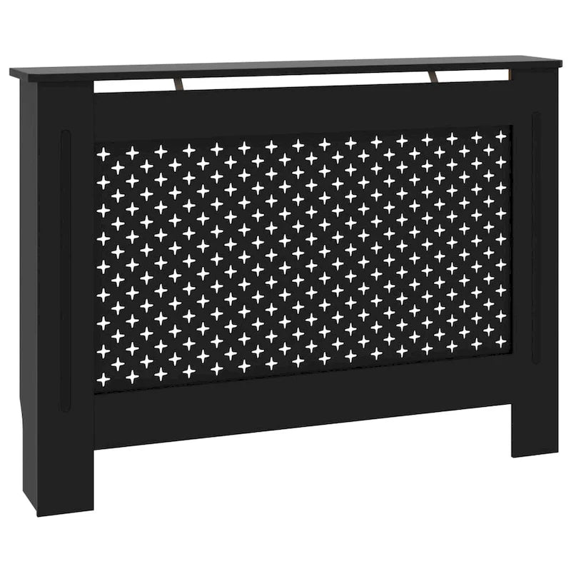 Cache-radiateur vidaXL noir 44,1 x 7,5 x 32,1 cm en MDF