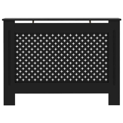 Cache-radiateur vidaXL noir 44,1 x 7,5 x 32,1 cm en MDF