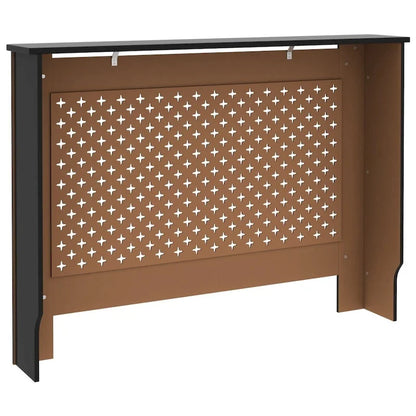 Cache-radiateur vidaXL noir 44,1 x 7,5 x 32,1 cm en MDF