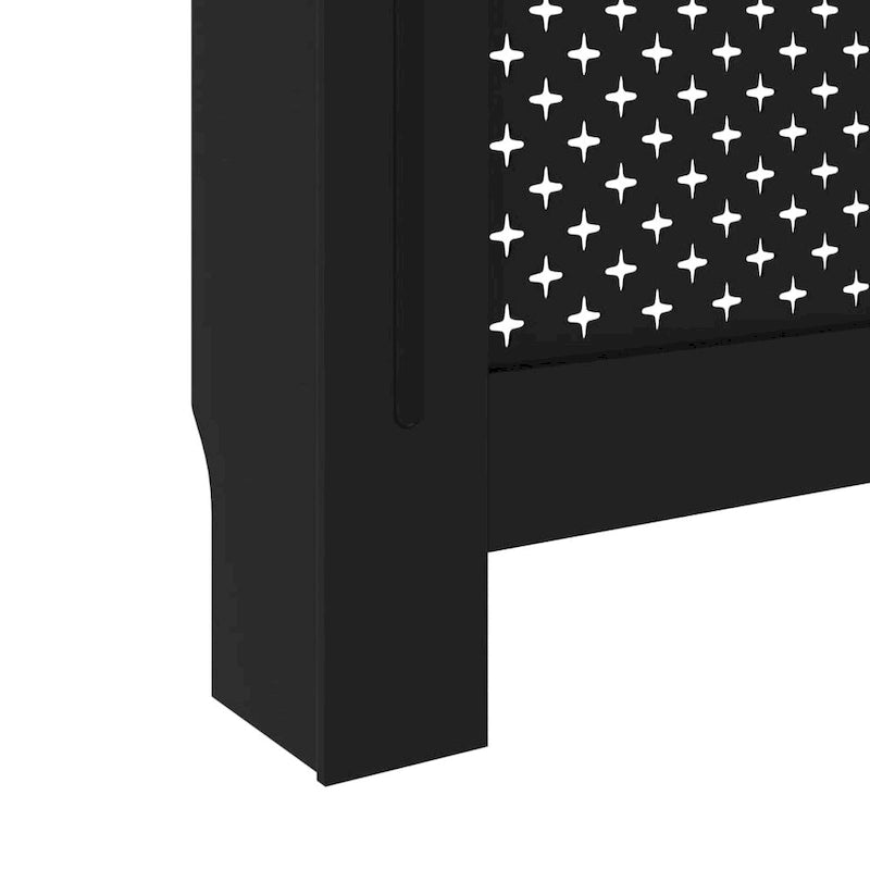 Cache-radiateur vidaXL noir 44,1 x 7,5 x 32,1 cm en MDF