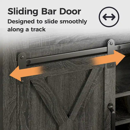 Meuble bar Royalcraft de 132 cm avec casier à vin et grand espace de rangement