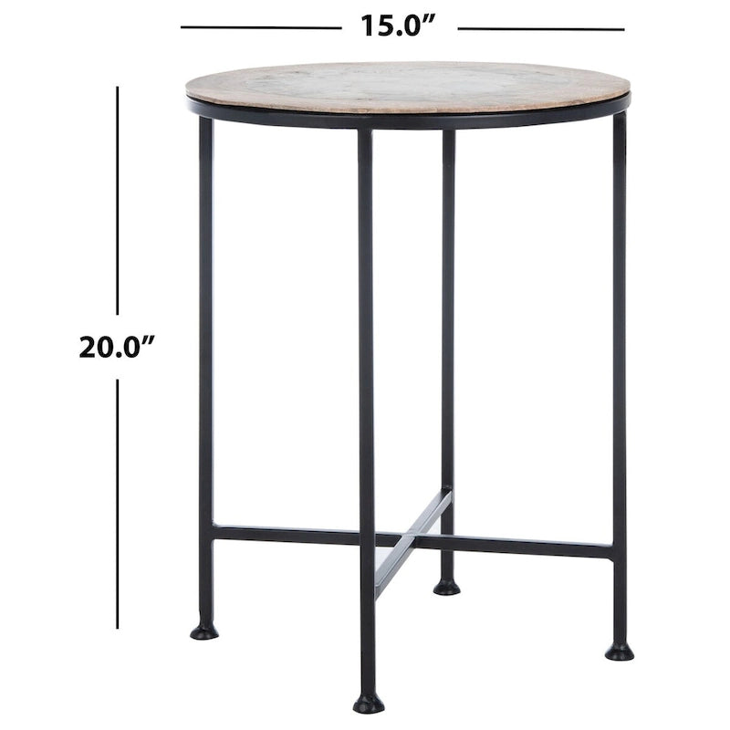 Table d'appoint SAFAVIEH Giouli - 15 x 15 x 20 - 15L x 15P x 20H