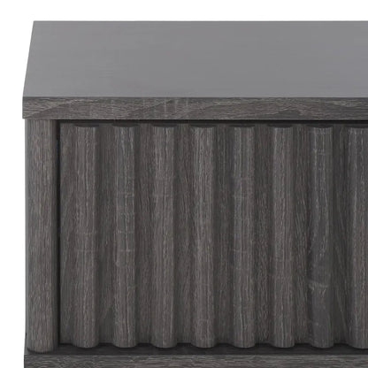 Table basse de rangement 2 portes SAFAVIEH Tamayo - 111 cm L x 55 cm P x 39 cm H - 44 cm L x 21 cm P x 15 cm H