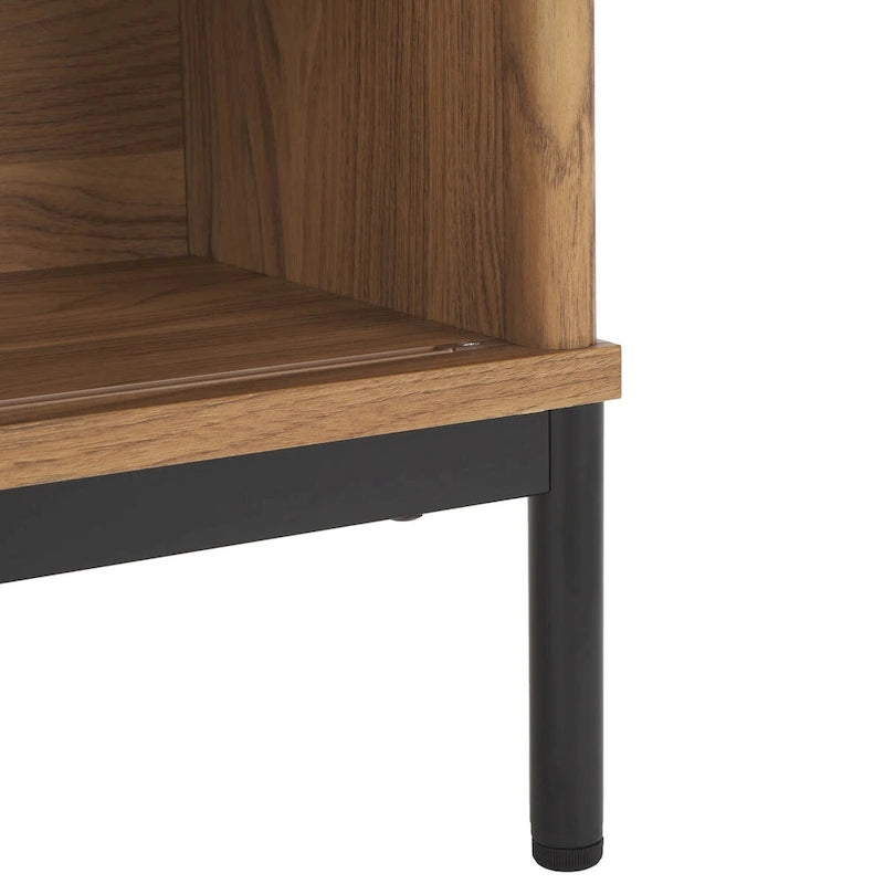 Table basse de rangement 2 portes SAFAVIEH Tamayo - 111 cm L x 55 cm P x 39 cm H - 44 cm L x 21 cm P x 15 cm H