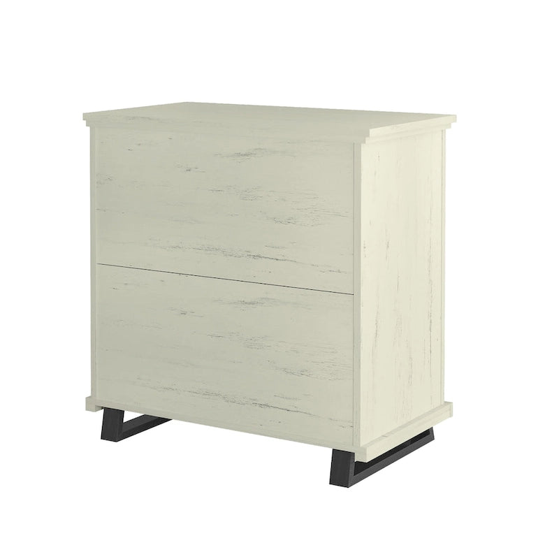 Ensemble de chambre à coucher style ferme 4 pièces - 2 tables de chevet, 1 commode et 1 coiffeuse