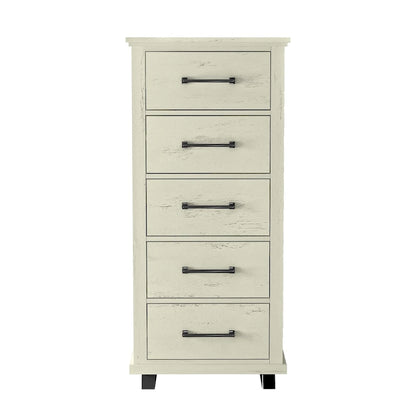 Ensemble de chambre à coucher style ferme 4 pièces - 2 tables de chevet, 1 commode et 1 coiffeuse