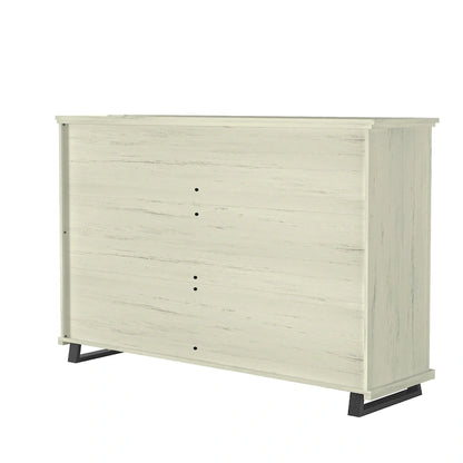Ensemble de chambre à coucher style ferme 4 pièces - 2 tables de chevet, 1 commode et 1 coiffeuse