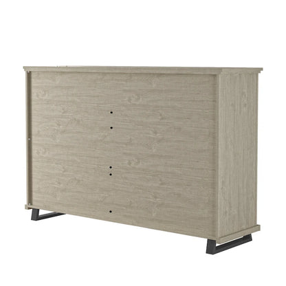 Ensemble de chambre à coucher style ferme 4 pièces - 2 tables de chevet, 1 commode et 1 coiffeuse