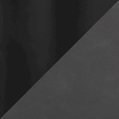 Tabouret de comptoir fixe en similicuir Porch &amp; Den Vallen 26 avec pieds en métal et repose-pieds carré (lot de 2)