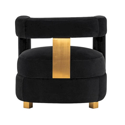 Ensemble de 2 fauteuils d'appoint modernes en velours Amirah de Manhattan Comfort