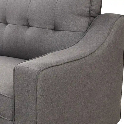 Canapé en tissu de style contemporain moderne pour appartement