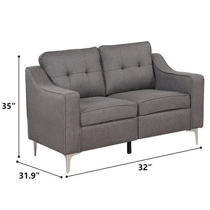 Canapé en tissu de style contemporain moderne pour appartement