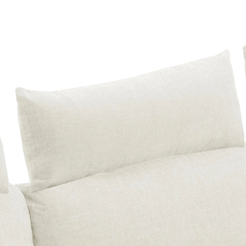 Canapé d'angle en chenille de 89 pouces avec méridienne extra large pour salon