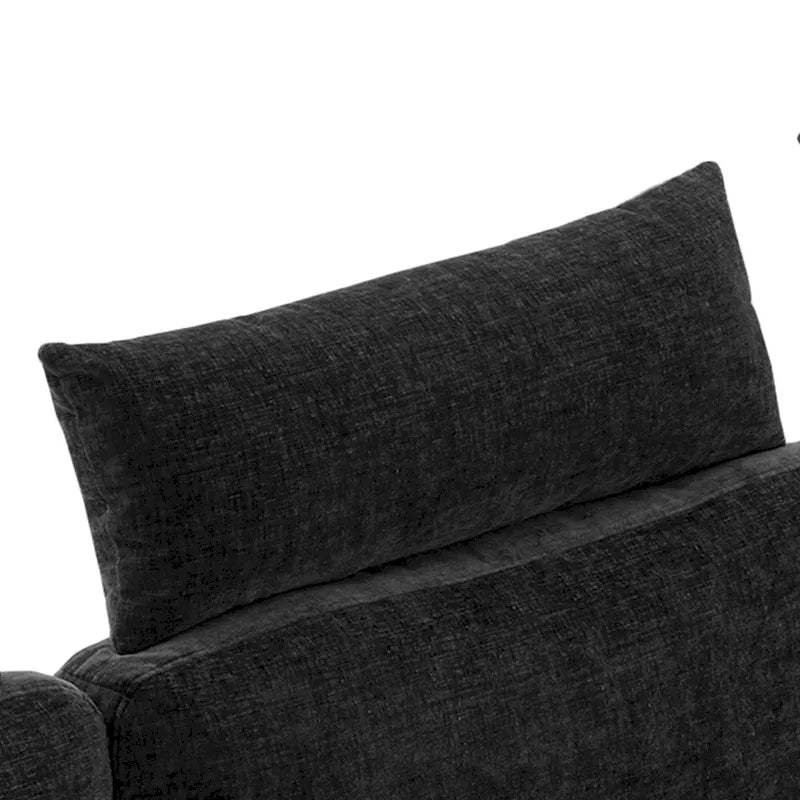 Canapé d'angle en chenille de 89 pouces avec méridienne extra large pour salon
