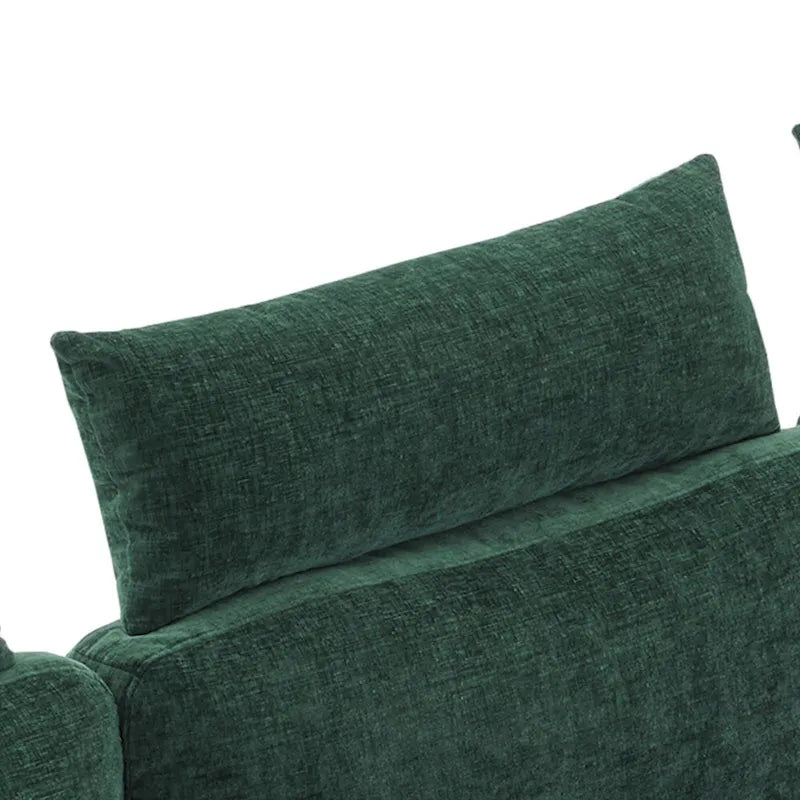 Canapé d'angle en chenille de 89 pouces avec méridienne extra large pour salon