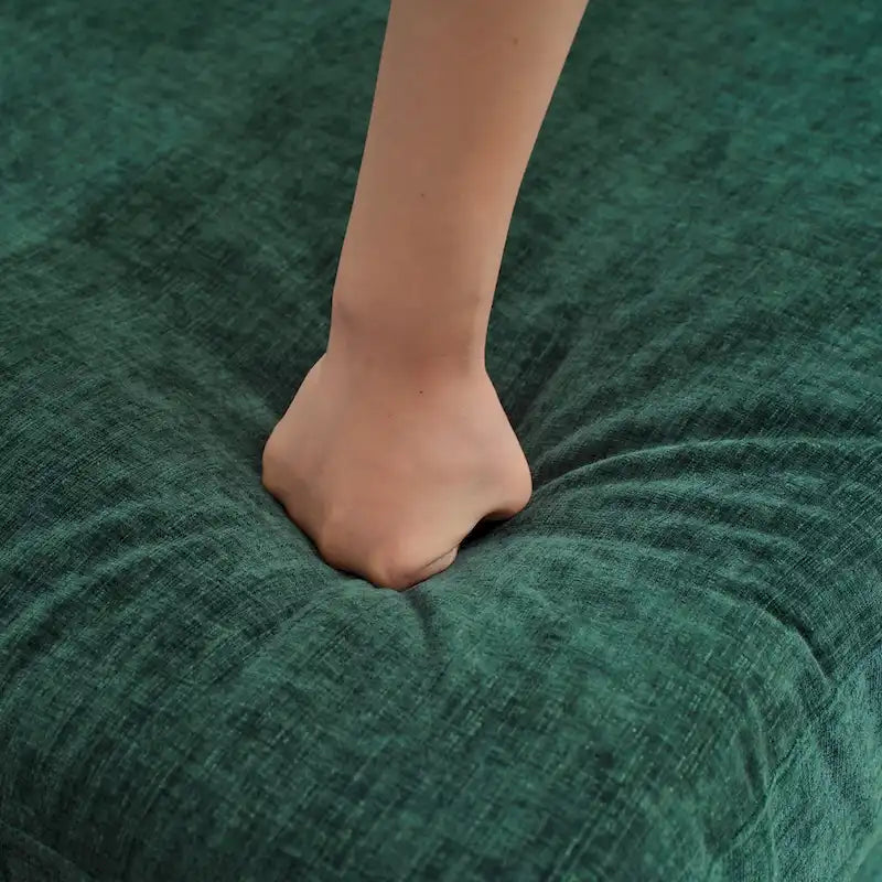 Canapé d'angle en chenille de 89 pouces avec méridienne extra large pour salon