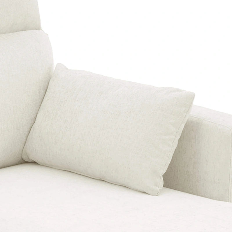 Canapé d'angle en chenille de 89 pouces avec méridienne extra large pour salon