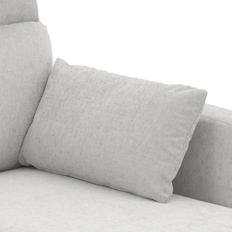 Canapé d'angle en chenille de 89 pouces avec méridienne extra large pour salon