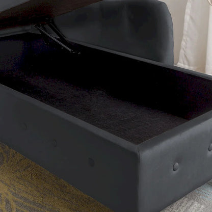 Chaise longue d'intérieur, fauteuil lounge en velours pour chambre à coucher avec rangement et coussin, chaise longue moderne rembourrée à accoudoirs arrondis