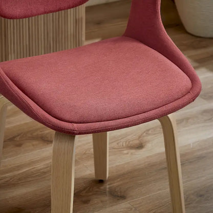 Fauteuil pivotant Art Leon, rembourré et en bois
