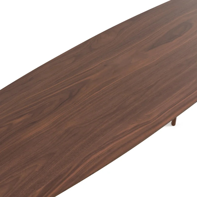 Ensemble table haute de comptoir 5 pièces en noyer, style milieu du siècle, de la marque Furniture of America Shaw, avec 4 chaises.