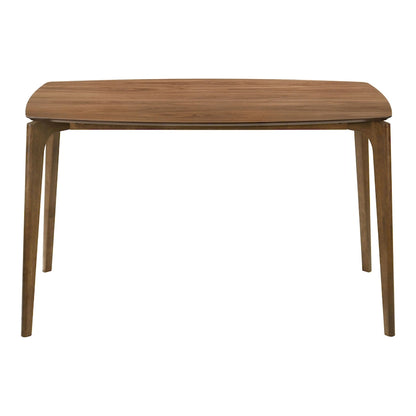 Ensemble table haute de comptoir 5 pièces en noyer, style milieu du siècle, de la marque Furniture of America Shaw, avec 4 chaises.