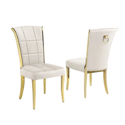 Ensemble de salle à manger rond 5 pièces Best Quality Furniture D325-SC324-7