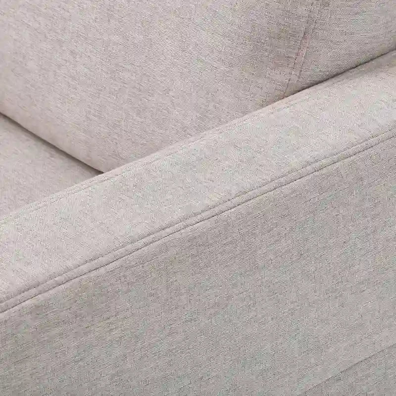 Fauteuil Clara moderne, gris clair