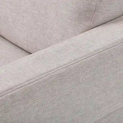 Fauteuil Clara moderne, gris clair