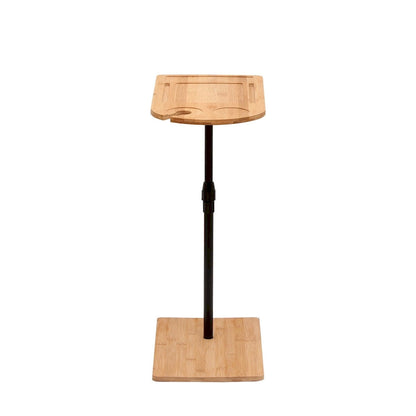 Table d'appoint réglable en hauteur pour canapé, table de chevet ovale en forme de C avec fentes pour salon (ovale + rectangulaire)