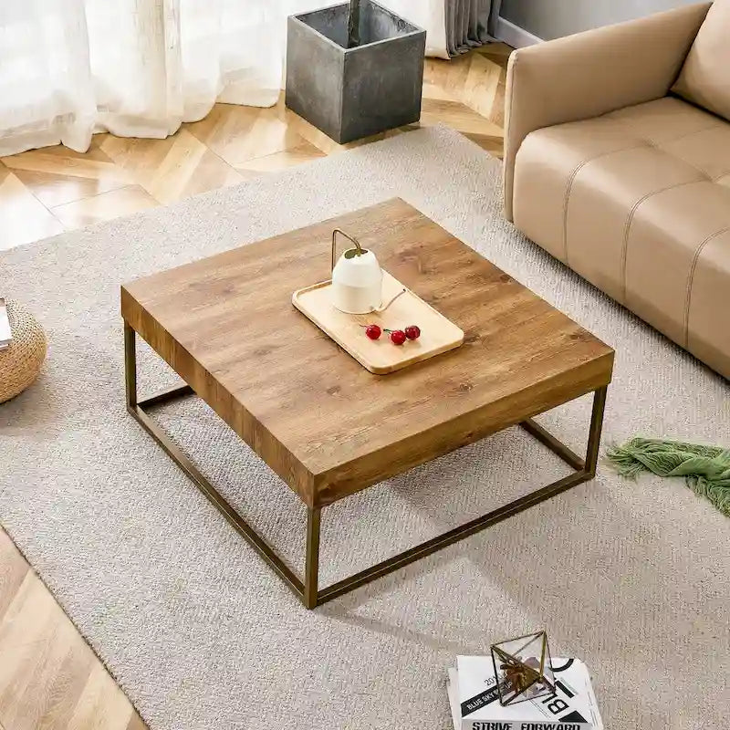 Table basse en bois naturellement élégante