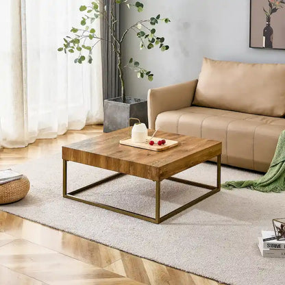 Table basse en bois naturellement élégante