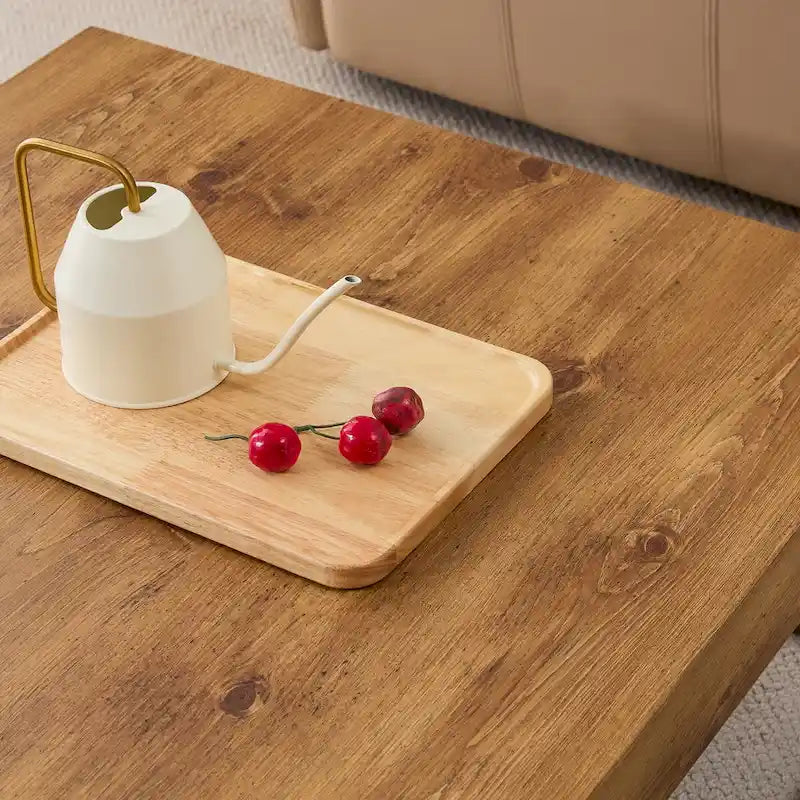 Table basse en bois naturellement élégante