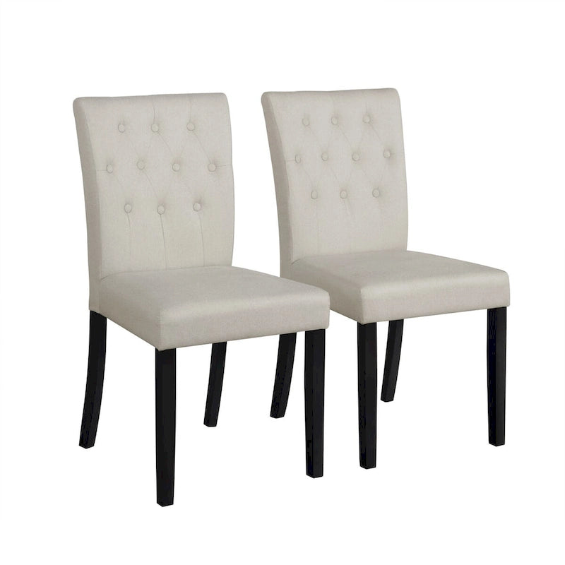 Chaise de salle à manger en bois CraftPorch Glam 7 pièces