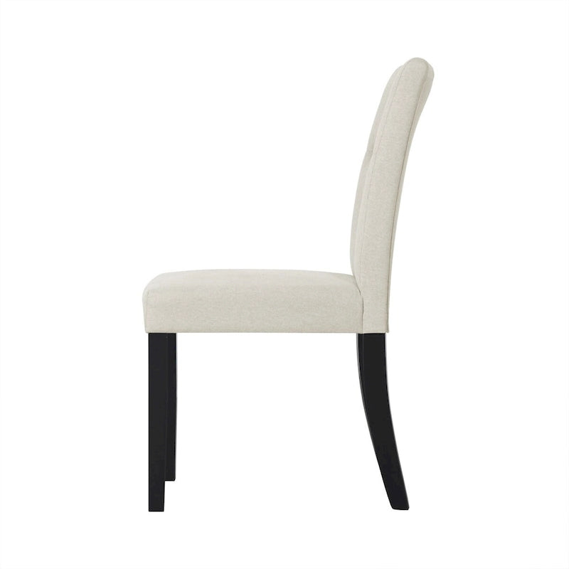 Chaise de salle à manger en bois CraftPorch Glam 7 pièces