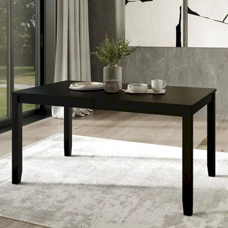Chaise de salle à manger en bois CraftPorch Glam 7 pièces