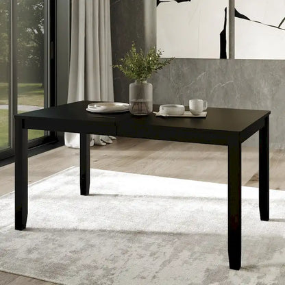 Chaise de salle à manger en bois CraftPorch Glam 7 pièces