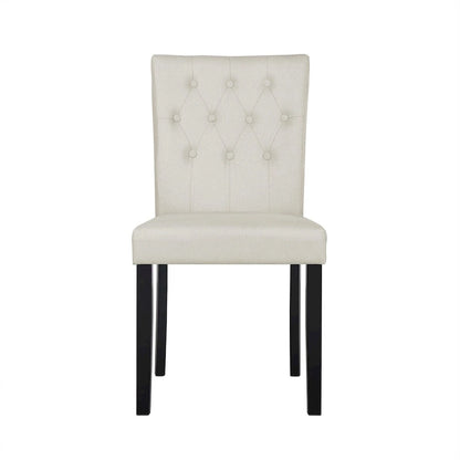 Chaise de salle à manger en bois CraftPorch Glam 7 pièces