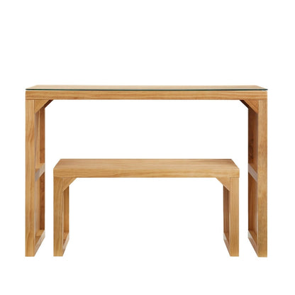 Ensemble de salle à manger 3 pièces (banc et table)