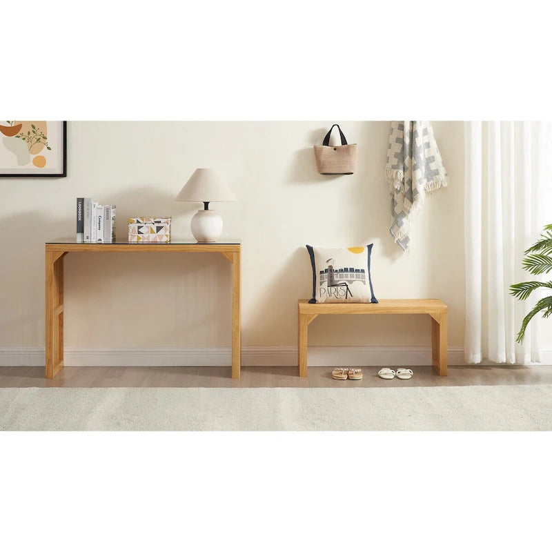 Ensemble de salle à manger 3 pièces (banc et table)