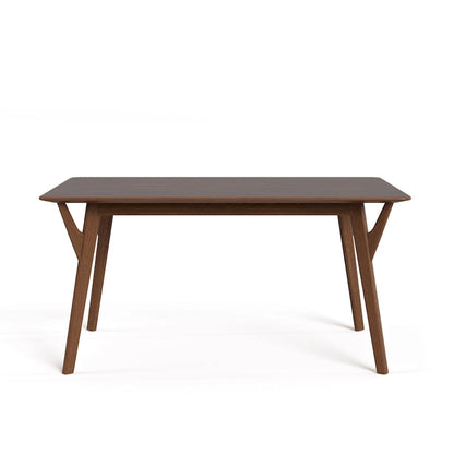 Ensemble de table à manger en bois 7 pièces Beck Mid-century de Furniture of America