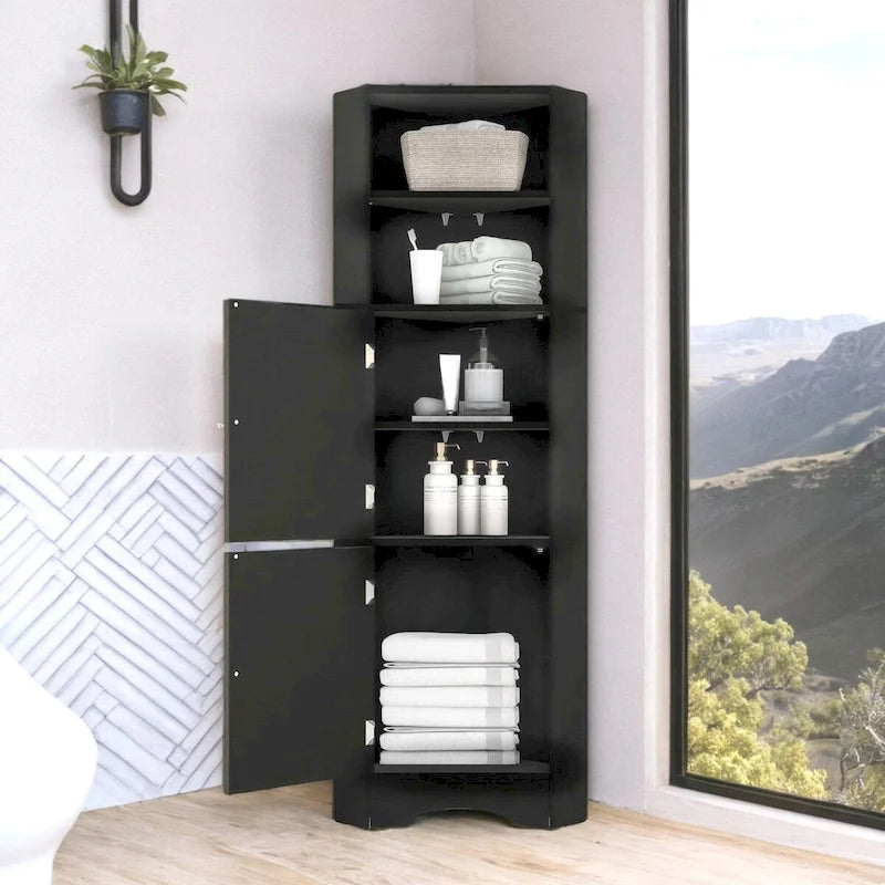 Meuble d'angle de salle de bain