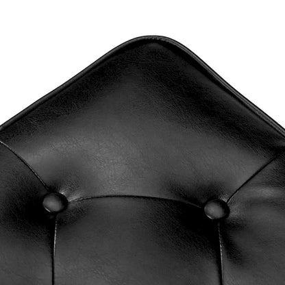 Ensemble de 2 poufs Glitzhome 22W en similicuir capitonné